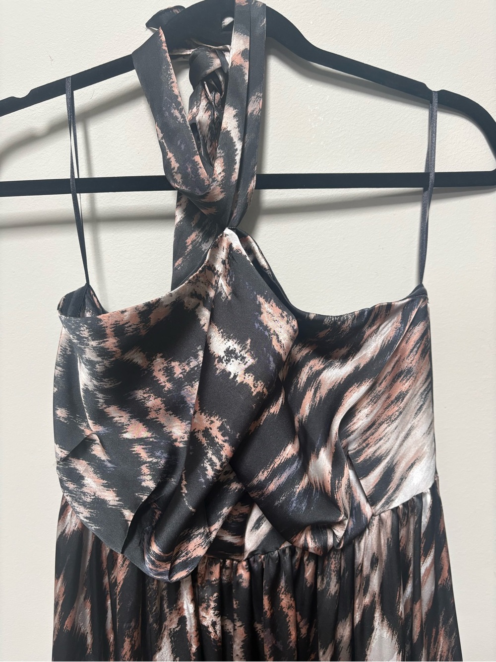 Ruched bodice midi